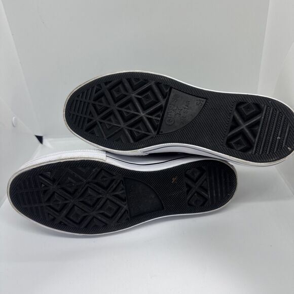 Converse CT  All Star OX Low Top Platform Black Glitter Sparkle Women's Size 7.5 - Picture 11 of 11